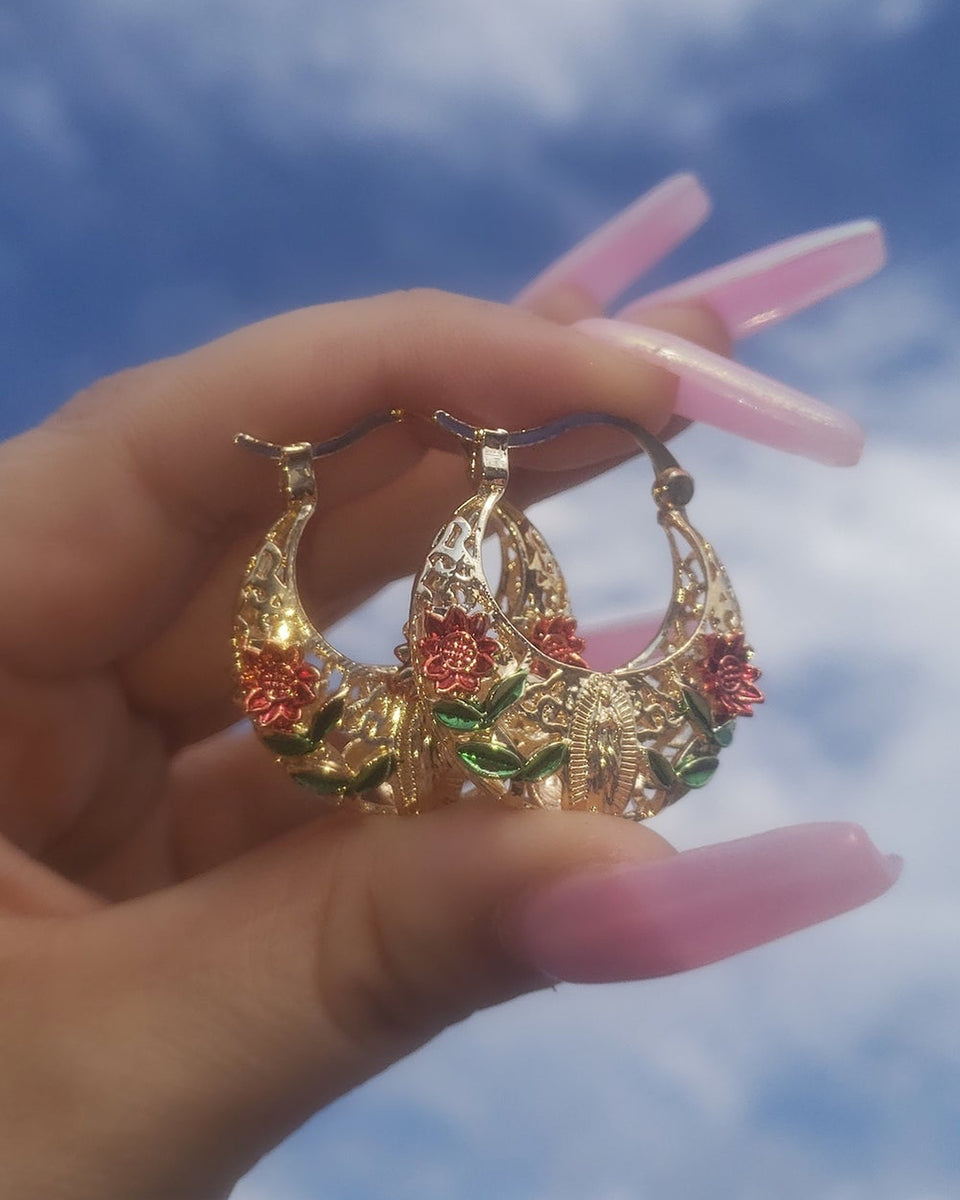 Birth of Virgencita Chunky Hoops – xipiteca