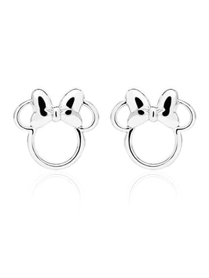 Mini Minnie Mouse Studs Sterling Silver