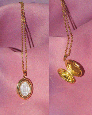 Virgencita Locket Necklace