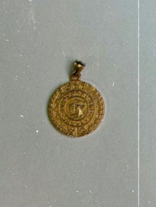 Mayan Calendar Medallion Necklace