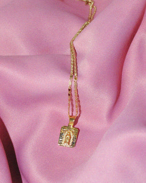 Mini Virgencita Plate Necklace