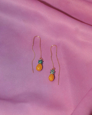 Pineapple Fiesta Infinite Earrings