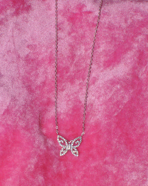 Butterfly Sterling Silver Necklace